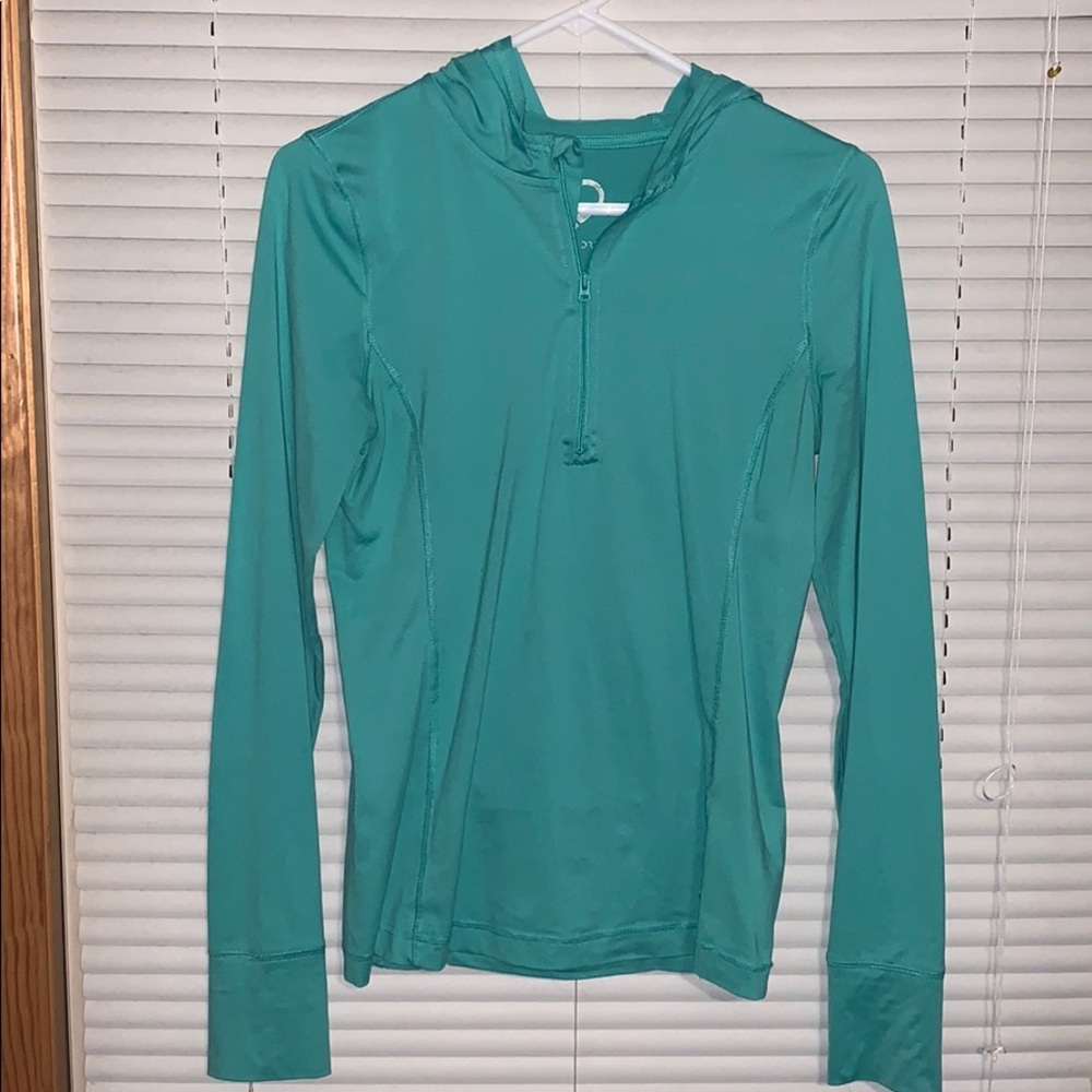 Blue athletic long sleeve